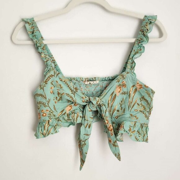 Spell Gypsy  Maisie Vintage Turquoise Top High low Skirt Set Size Small b101E - Picture 7 of 12